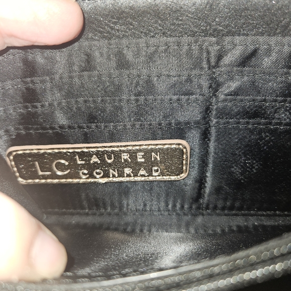 Golden metallic wallet by Lauren Conrad. Zipper, pockets CC holder New Condition - Picture 2 of 3